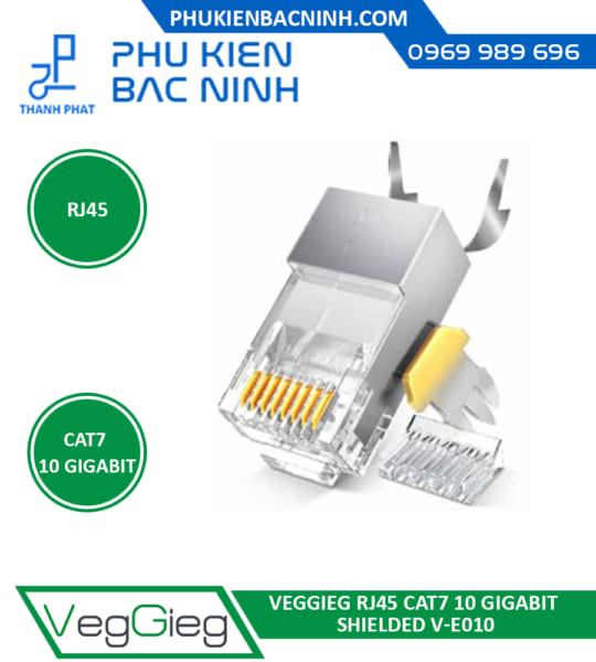 Hộp Hạt Mạng RJ45 Cat7  VEGGIEG V-E010