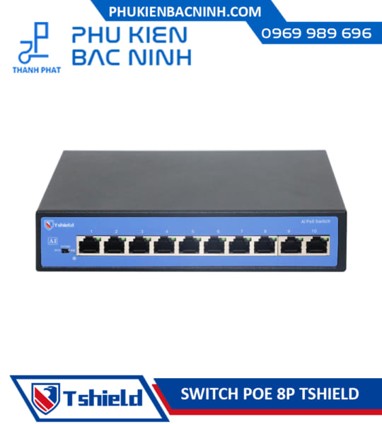 Switch POE 8 Cổng T-SHIELD